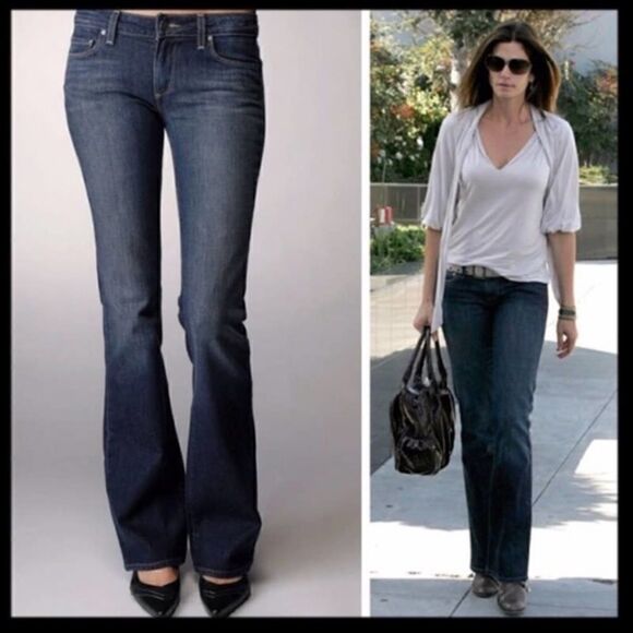 Paige Hollywood Hills Boot Cut Low Rise Jeans | Size 28 - Picture 1 of 10